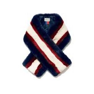 NWOT- KULE Tricolor Faux Fur Scarf